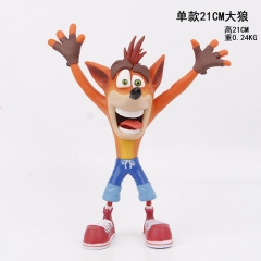 21CM Crash Bandicoot Game Model Cartoon Toy Statue Collection Anime PVC Figure